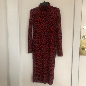 Zara cheetah dress